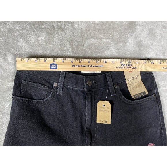 NWT Levi's High-Waisted Mom Jeans - Black Wash - Size 31x29 - Vintage Inspired - Picture 10 of 14